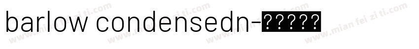 barlow condensedn字体转换